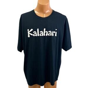 Kalahari Resorts Mens 3XL 100% Heavy Cotton Short Sleeve Crew Neck Tee Shirt